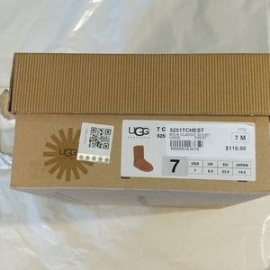 Toddler girls Big K classic UGG boots-chestnut sz7